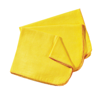50 x 45cm Yellow Duster (20inch x 18inch)  (Pack of 10)
